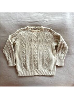 Vintage Hand Knit Fisherman Sweater